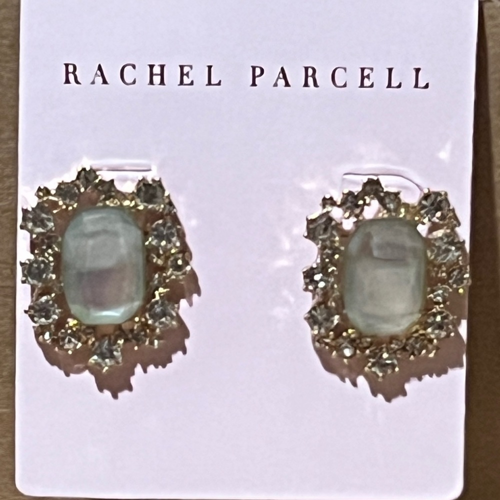 💎 NWT! Rachel Parcell Rhinestone Stud Earrings
